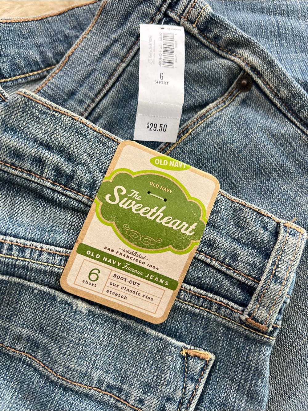 Old navy Women's Light Blue boot cut Jeans - Picture 6 of 7